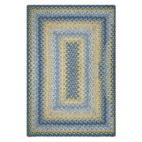 Homespice Decor 6' x 9' Rect. Sunflowers Cotton Braided Rug