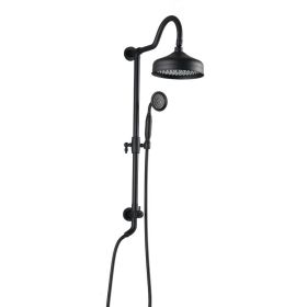 Shower Head With Handheld Shower System With 8  Rainfall Shower Head, Dual Shower Combo