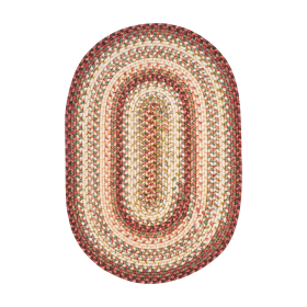 Homespice Decor 5' x 8' Oval Barcelona Ultra Durable Braided Rug