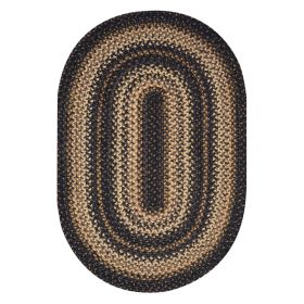 Homespice Decor 8' x 10' Oval Kilimanjaro Jute Braided Rug