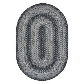 Homespice Decor 20" x 30" Oval Flint Hill Jute Braided Rugs