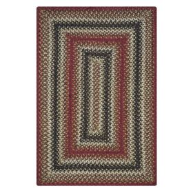 Homespice Decor 10" x 10" Sample Chester Jute Braided Rug