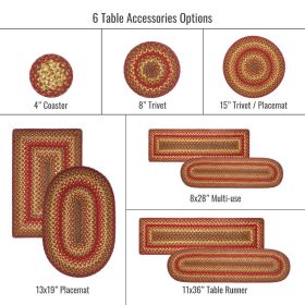 10x15 Cider Barn TbMt Oval Set of 4