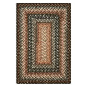 Homespice Decor 20" x 30" Rect. Cocoa Bean Cotton Braided Rug