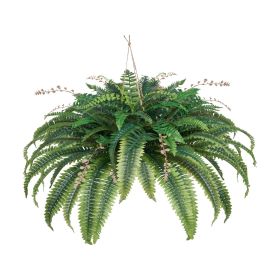 VEVOR Artificial Ferns, Natural Spread Diameter 37-41 Inch, Large Hanging Fake Boston Ferns