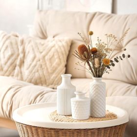 Matte White Glass Bud Vase Set of 12 â€“ Small Minimalist Vases for Easy Home Styling, Perfect for Windowsills, Bedrooms, Bathrooms