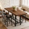 Bar table, counter height table, rectangular table, dining table (only table without footstool)