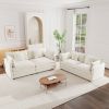 2 - Piece Living Room Set , 2 Pieces Upholstered Loveseat and Couch for Home Office Lounge, Sofa Set of 2
