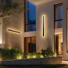 VEVOR Outdoor Wall Lights, 2 Pack, 31.5 Inch Long Strip Modern Exterior Wall Sconce Light Fixtures, 3000K Warm White