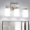 Brushed Nickel Bathroom Light Fixtures Light Modern Vanity Light
