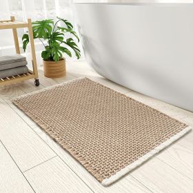 Checkered Bath Mat