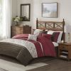 Embroidered 7 Piece Comforter Set