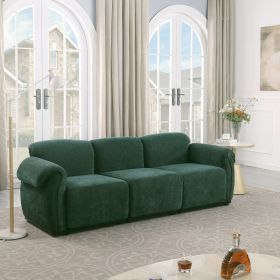 93 Length ,Fashionable Modular Sofa,iron Frame,chenille Sofa,GREEN, Suitable For Living Room, Bedroom