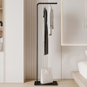 Clothing Rack, Golden Metal Freestanding Heavy Duty Clothes Rack With Marble Base, Multipurpose Garment Hanger For Bedroom, Hat, Scarf, Jacket