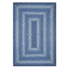 Homespice Decor 10" x 10" Sample Denim Jute Braided Rug