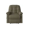 The Granada Recliner in Sage Gray