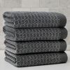 Signature Soft Mélange Bath Towel, Gray Shadow