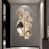 39.4" Modern Abstract Geometric Multi-color Acrylic Wall Art with LED Backlighting