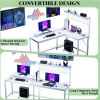 Computer desk, game desk, white
