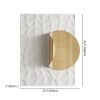 Modern Geometric 3D Wall Art 23.6" x 35.4" Gold Metal Rectangle Wall Decor