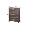 Juniper Dark Cherry Finish Chest