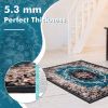 1PC Area Rug with Non-Shedding Surface and Anti-slip Bottom