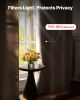 VEVOR Blackout Curtains, White Blocking Drapes for Bedroom and Living Room, 2 Panels Set Grommet Room Darkening Curtain