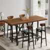 Bar table, counter height table, rectangular table, dining table (only table without footstool)