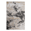 LOOM & LUXE Collection 8X10 Grey /Abstract Non-Shedding Living Room Bedroom Dining Home Office Stylish and Stain Resistant Area Rug
