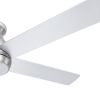 52 in. Integrated LED Farmhouse Indoor/Outdoor Nickel Smart Ceiling Fan with Remote Control
