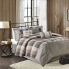 7 Piece Herringbone Comforter Set