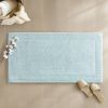 1 PCS 24x60" 100% Cotton Tufted 3000 GSM Reversible Bath Rug Blue