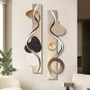 39.4" Modern Abstract Geometric Multi-color Acrylic Wall Art with LED Backlighting