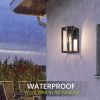 2 Pcs Solar Motion Sensor Wall Lamp Outdoor Waterproof