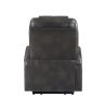 Gunmetal 2-Cup Holder Power Lift Recliner