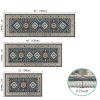 Kitchen Rugs Sets of 3, Kitchen Floor Mat Carpet, Washable Non Slip Kitchen Runner Rug, Boho Farmhouse Hallway Doormat for Home Decor