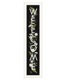 "Welcome Sign I" by House Fenway, Ready to Hang Framed Print, White Frame