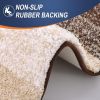 Bathroom Rug Set 2 Piece, Soft Absorbent Microfiber Bath Rug Set, Non-Slip, Machine Wash Dry, Plush Shaggy Bath Mats for Bathroom (30"x20"+24"x16"