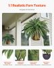 VEVOR Artificial Ferns, Natural Spread Diameter 37-41 Inch, Large Hanging Fake Boston Ferns