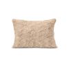 HGTV Curlicue Faux Fur Pillow Nomadic Desert 14 x 20 inches