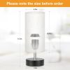 Small Table Lamp for Bedroom Bedside Lamps for Night Stands, Minimalist Nightstand Light Lamp