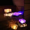 6-Pack Solar Powered Ice Bricks Path Lights Outdoor Lights