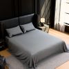 Bedding Queen Bed Sheets Set - 4 Piece Bedding - Brushed Microfiber - Shrinkage and Fade Resistant - Easy Care (Queen, Grey)