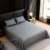 Bedding King Bed Sheets Set - 4 Piece Bedding - Brushed Microfiber - Shrinkage and Fade Resistant - Easy Care (King, Grey)