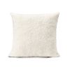 HGTV Curlicue Faux Fur Pillow Snowbound 22 x 22 inches