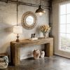 Console Table, Wooden Sofa Table Entryway Console Foyer Table