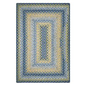 Homespice Decor 27" x 45" Rect. Sunflowers Cotton Braided Rug