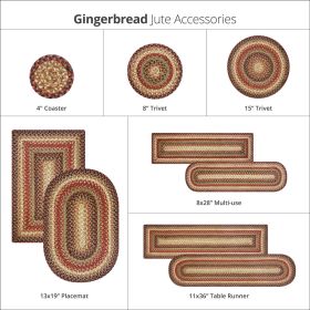 10x15 Gingerbread Oval TbMt Set of 4