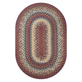 Homespice Decor 20" x 30" Oval Neverland Cotton Braided Rug