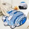 Color Rug For Bedroom - Non Slip Absorbent Floor Mat For Bathroom - Cute Washable Small Shower Mat - Aesthetic Modern Home Decoration Birthday Gifts,